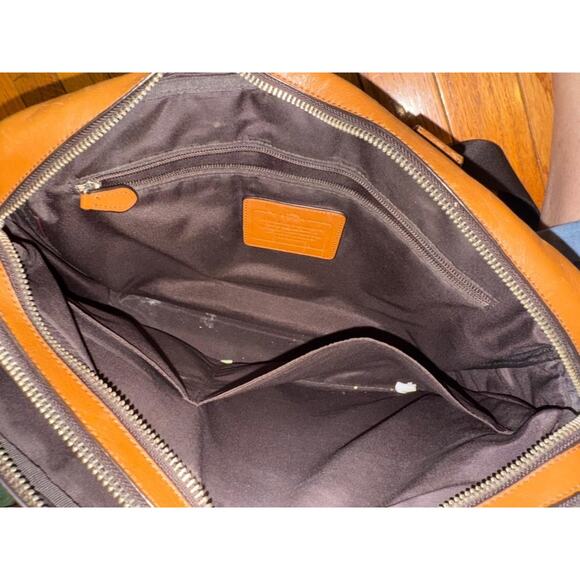 COACH Hudson Commuter Leather briefcase laptop Bag F71701 (PU110 - Picture 15 of 16